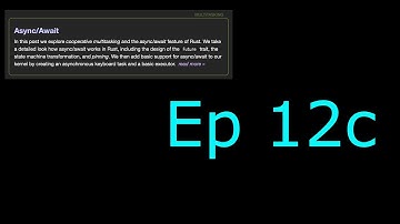 Writing an OS in Rust - Part 12c - A Simple Executor
