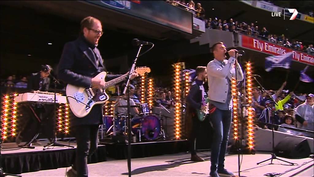 2013 AFL Grand Final Birds of Tokyo PreGame entertainment YouTube