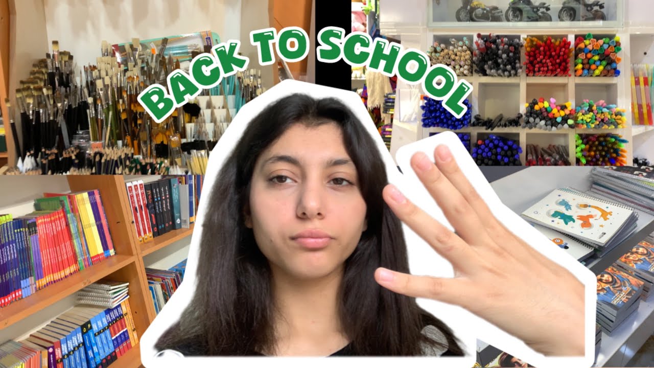 آخرین روز تابستون| خرید لوازم تحریر 📚✏️🖌️ | Back to school 🏫