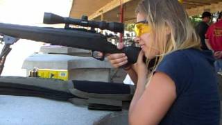 Girl Shooting 7mm Remington Magnum