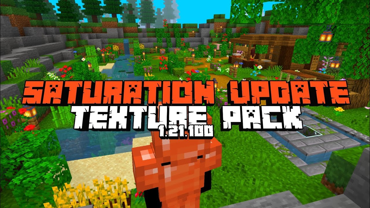 Saturation Update Texture Pack, Colorfull. MCPE 1.21+ - YouTube