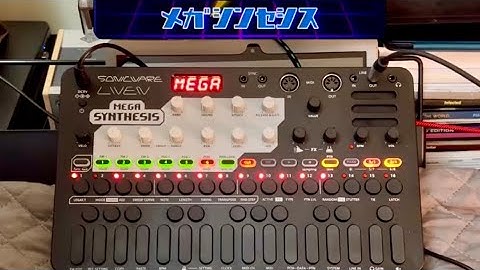 Mega Killer - Carpenter Brut “Turbo Killer” cover with Sonicware Liven MEGA SYNTHESIS