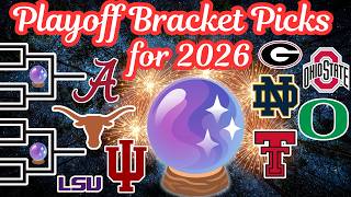 *OFFICIAL* College Football 2026 Playoff Bracket Predictions Guide