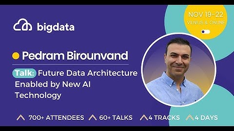 Pedram Birounvand: Future Data Architecture Enabled by New AI Technology