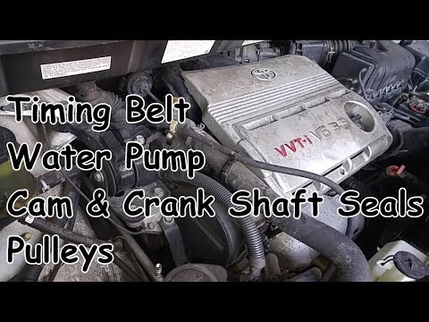 Toyota Sienna V6 3MZ-FE Timing Belt, Water Pump, Seals, & Pulleys Replacement