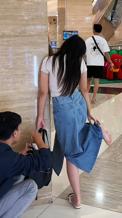 take the pretty girl's sandals! #prank #comedy #funny #shortvideo