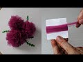 Amazing Hand Embroidery flower design trick with Very Easy Hand Embroidery flower design