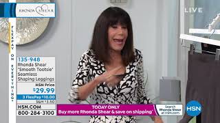 Rhonda Shear Smooth Tootsie Seamless Shaping Leggings