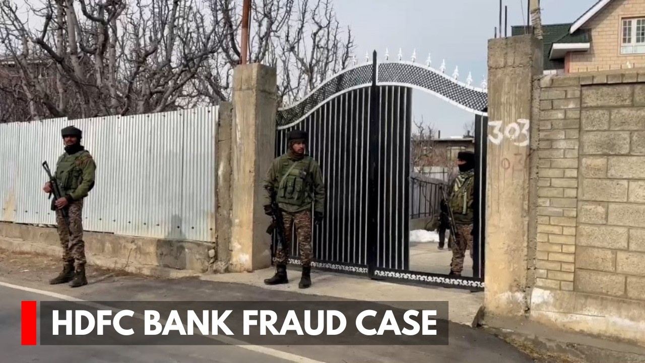 HDFC Bank Fraud Case: 5 Employees Arrested; EOW Kashmir Conducts Searches in Shopian & Budgam