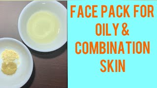 Face pack for oily & combination skin/removes dark spot & pigmentation/greentea facepack/