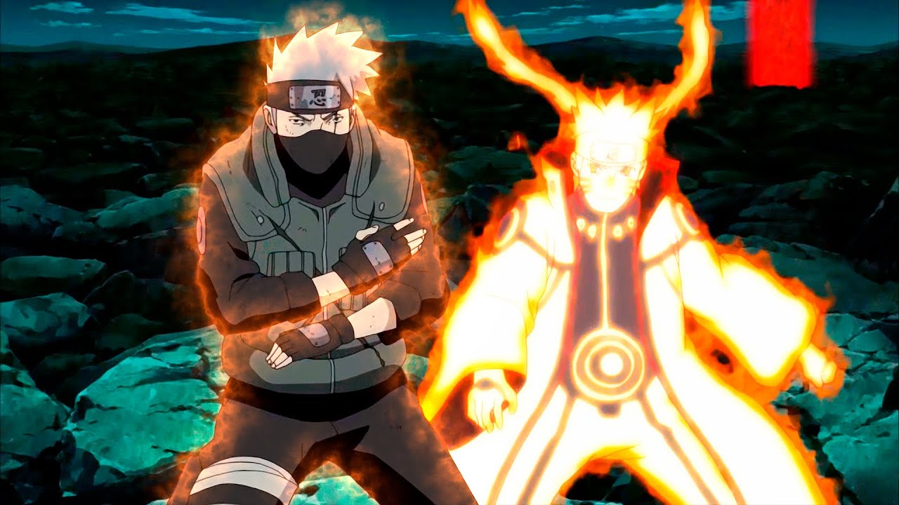 Naruto Granted Kakashi Kurama's Chakra - Kakashi Teamed Up with Nine ...