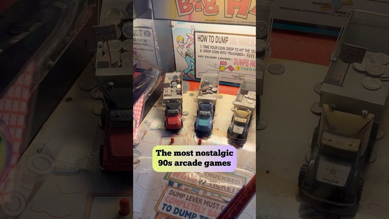 The most nostalgic 90s arcade games✨ 