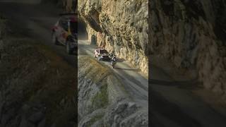 Thumbnail for Rally car vs Adventure Bike 💨🔥 #short