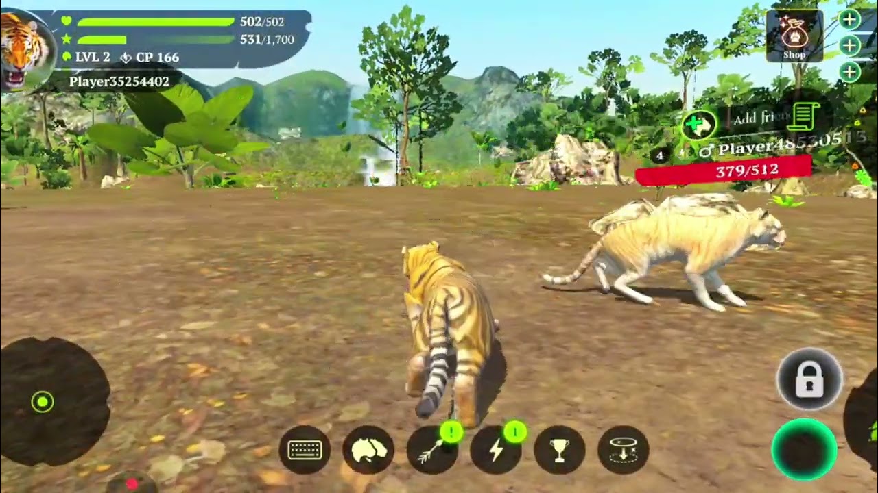 The tiger gaming video//long video ultra HD 4K