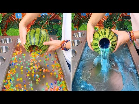 The Most Satisfying Watermelon Ice Cream Compilation | Satisfying Street Ice Cream 2023