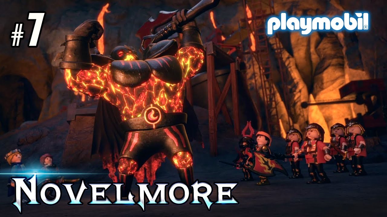 🌋 ❓ Perdu dans les mines de lave - Novelmore #7 | Dessin animé pour enfant | PLAYMOBIL en Français