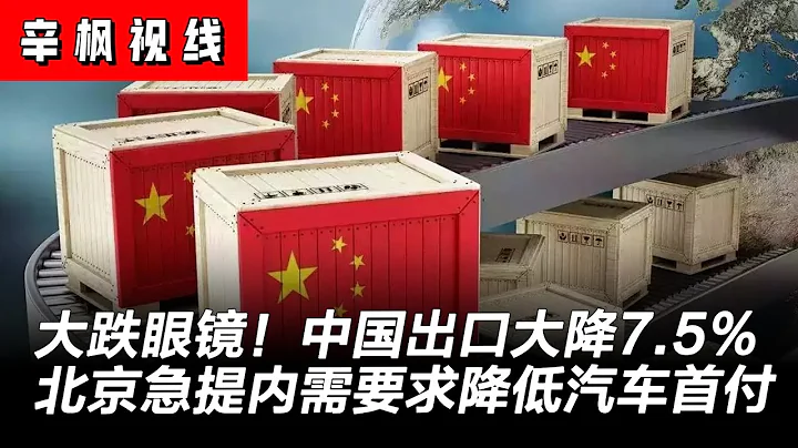 大跌眼镜中国出口大降7.5%，北京急提内需要求降低汽车首付，地产危机加深，钢材出口创八年新高 | 辛枫视线 - 天天要闻