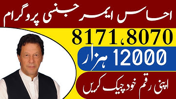 Ehsas emergency cash program update|How to check your money|احساس پروگرام سے اپنی رقم خود چیک کریں