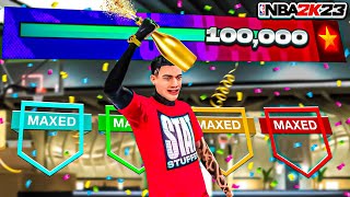 I SCORED 100,000 POINTS IN NBA 2K23 USING THE BEST 6&#39;8 CENTER ISO BUILD! MUST WATCH