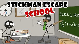 Stickman Escape School Super Android Gameplay - All Easter eggs (Mirra Games) screenshot 5