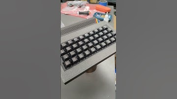 Zx  Mechtrum mechanical keyboard and case batch 3 shipping next week. #zxspectrum