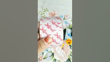 tape trick two ideas😍🦋  #shortsfeeds#tape  #recycle#youtubeshort #hairpin
