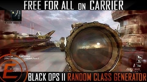 Black Ops 2: Random Class Generator - #1 LIVE (XPR-50 & Crossbow)