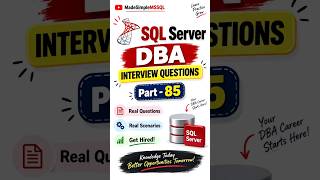 SQL Server Interview Questions | #dataanalytics #sql #coding #learnsql | @madesimplemssql