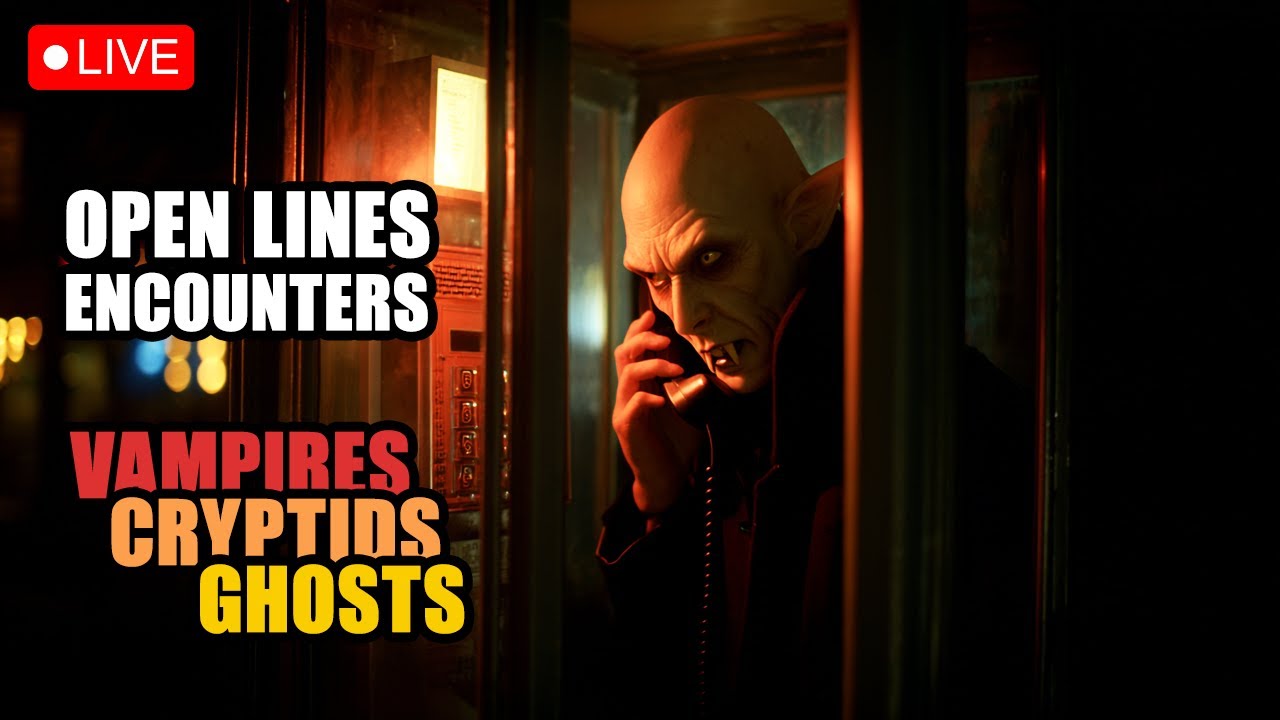OPEN LINES - Vampire, Cryptid, Ghost Encounters [Livestream 485] - YouTube