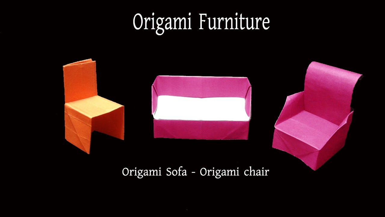 DIY Origami Toys Furniture How to Make Origami Furniture Origami