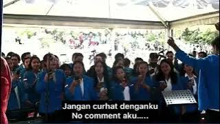 Yang Virall !! LIRIK NO COMMENT WISUDA | PADUAN SUARA SERU !