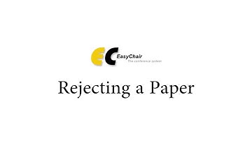 Rejecting Paper