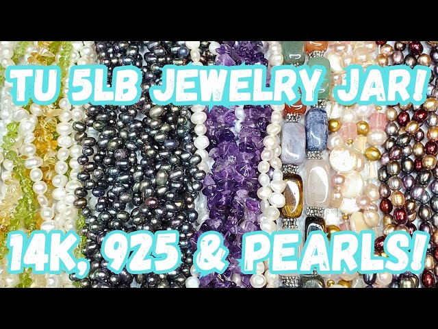 Tiffany, Louis Vuitton & 925 Silver! ThredUp DIY 5lb Jewelry Jar Unboxing  COLLAB w/ @lindsmclark 