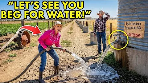 HOA Karen Kept Draining My Water Tank -Didn't Know It Feeds Her Entire Street Too