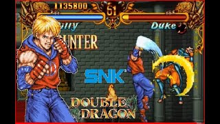 Double Dragon Neo Geo Level-8 Billy No Lose Playthrough