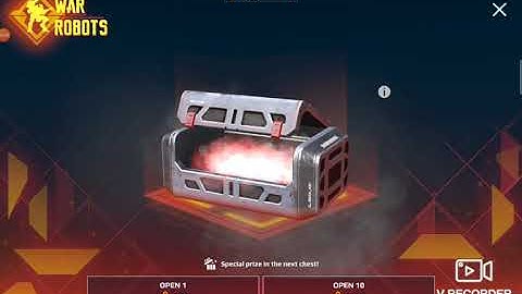 War Robots - DSC Boot Camp event - 100 coin Special Prize opening