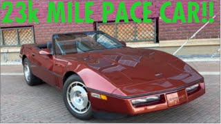 Incredible 23k mile 1986 Corvette Convertible Pace Car. C4 Vettes are awesome! For sale.