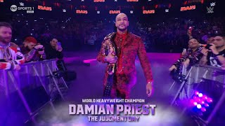Damian Priest Entrance (New Theme Song) - WWE Monday Night Raw, April 08, 2024