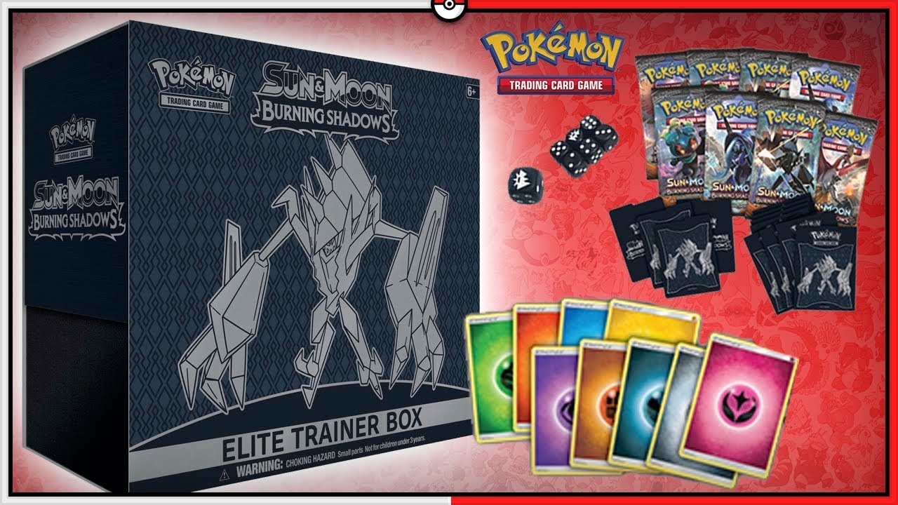 POKÉMON TCG - UNBOX ELITE TRAINER BOX BURNING SHADOWS 