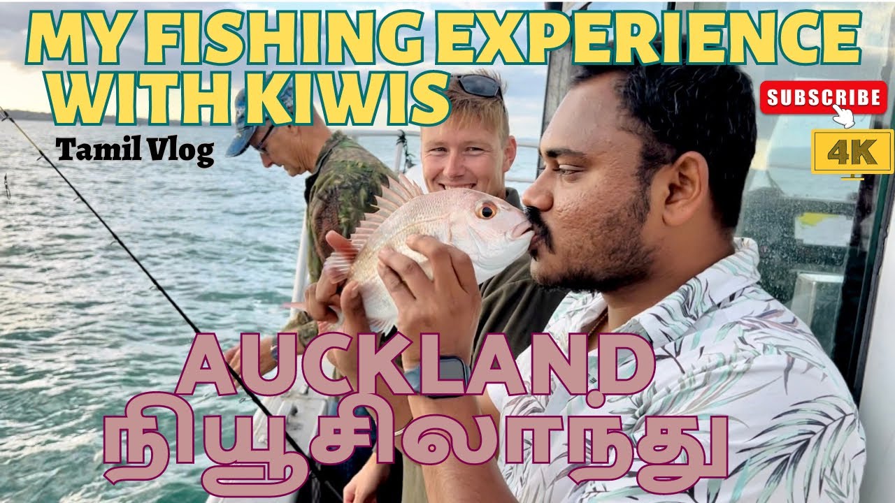 My fishing experience with kiwis 😍😍 at Auckland, NewZealand 🇳🇿tamil