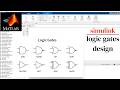 Logic Gates in MATLAB Simulink - Beginners Tutorial