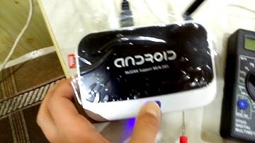 Test the output voltage of the complete adapter Cs918   no power, but operates from 5V powerbank