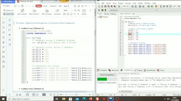 ARRAY MULTI DIMENSI | UNIVERSITAS AMIKOM YOGYAKARTA
