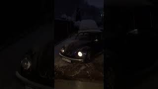 winter Volkswagen Beetle  #shorts #vw