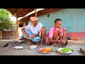 Desi anda curry  how our grandfather  grandmother collecting country chicken egg and eating 