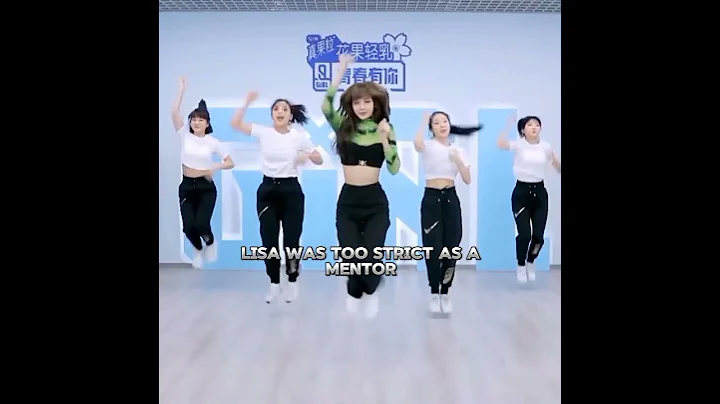 Lisa was soo strict as a mentor #lisa #blackpink #jennie #rose #jisoo