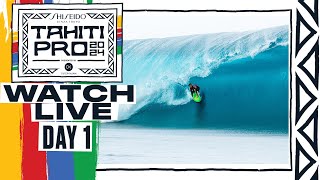 WATCH LIVE SHISEIDO Tahiti Pro pres by Outerknown 2024 - Day 1