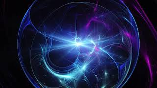 Ethereal cosmic light patterns swirl in this abstract animation loop