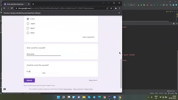 Google Form Automation in Java