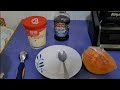 Preparando rico Postre "Crema de mamao" (crema de papaya) fácil y rápido